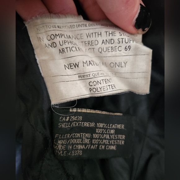 Real leather coat brand Emotion size Medium - Picture 4 of 5